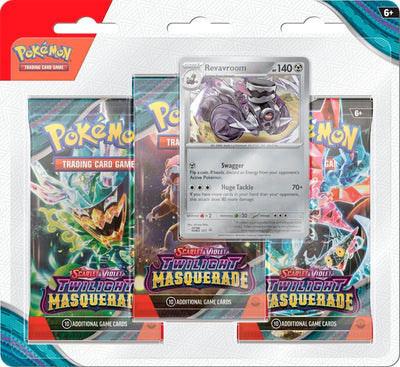 Scarlet & Violet: Twilight Masquerade - 3-Pack Blisters