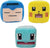 Pokemon Quest Plush 3 Pack - Featuring Pikachu, Snorlax, Squirtle - 4" Plush Toys